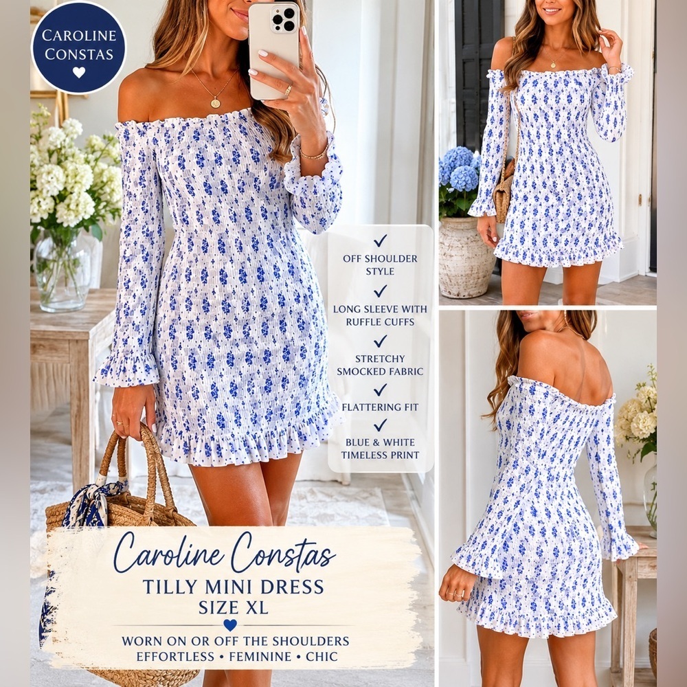 CAROLINE CONSTAS Tilly Mini Dress • Size XL